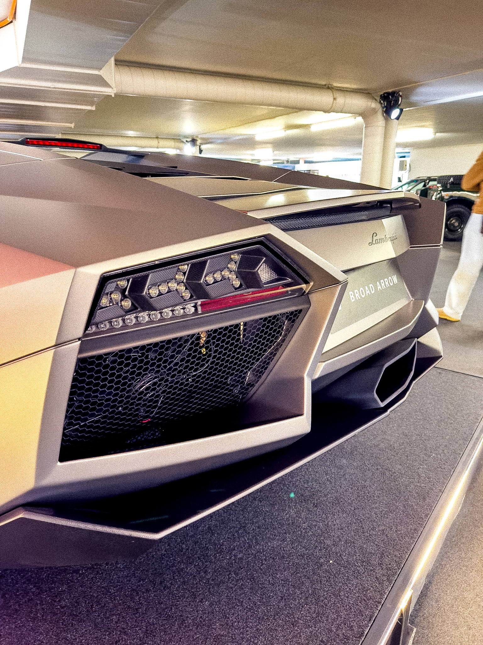 Lamborghini Reventón Roadster rear detail — Broad Arrow Zürich 2025